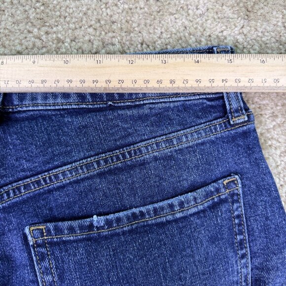 Old Navy Womens High Rise OG Straight Jeans Size 12 Blue Denim Curvy 30x27 E747 - Picture 10 of 14